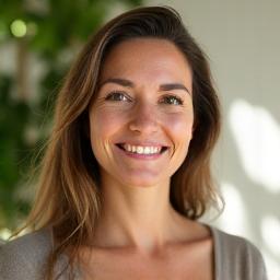 Portret Ane Nikolić, mirne mindfulness instruktorke.